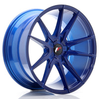 JR Wheels JR21 19x9.5 ET20-40 5H BLANK Platinum Blue