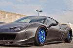 Carbondo 2010-2015 Ferrari 458 Coupe/Spyder DE Style Wide Fender Darwin Pro