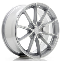 JR Wheels JR37 18x8 ET20-45 5H BLANK Silver Machined Face