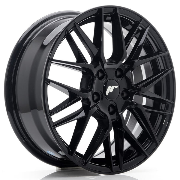 JR Wheels JR28 17x7 ET40 5x114.3 Glossy Black