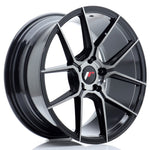 JR Wheels JR30 18x8.5 ET40 5x112 Black Brushed w/Tinted Face