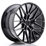 JR Wheels JR38 19x9.5 ET40 5x120 Black Brushed w/Tinted Face