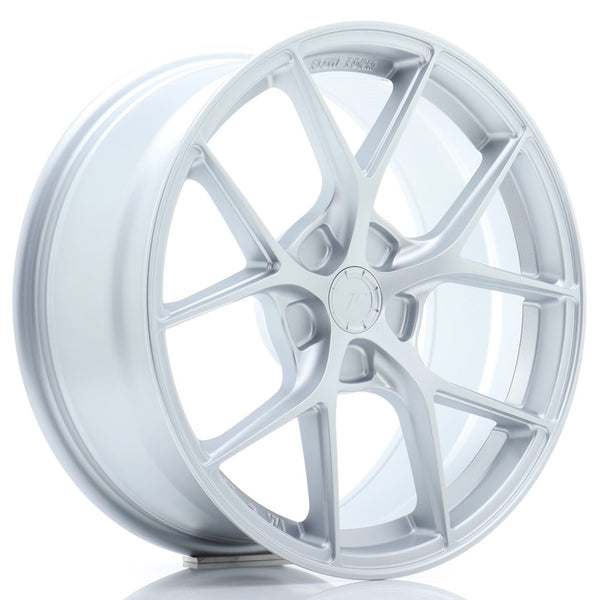 JR Wheels SL01 18x8.5 ET20-42 5H BLANK Matt Silver