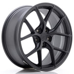 JR Wheels SL01 18x8 ET40 5x114.3 Matt Gun Metal