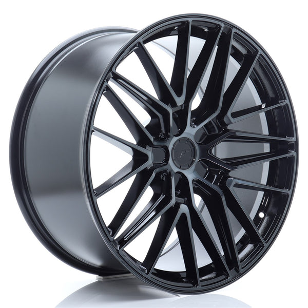 JR Wheels JR38 21x10.5 ET10-46 5H BLANK Black Brushed w/Tinted Face