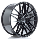 JR Wheels JR38 22x10.5 ET10-46 5H BLANK Black Brushed w/Tinted Face