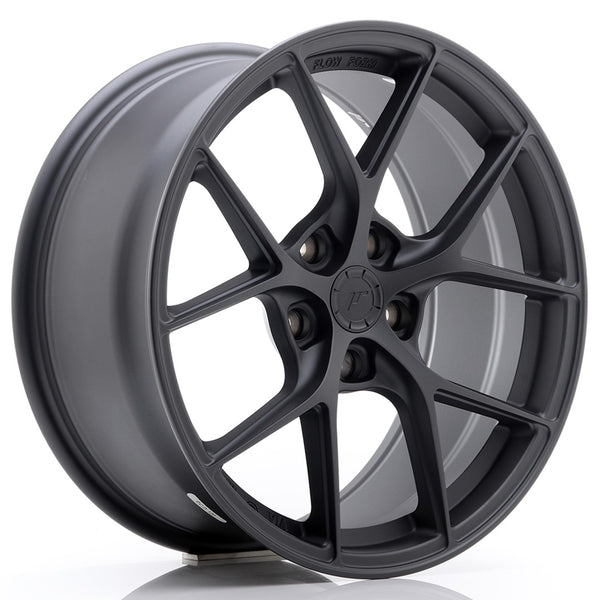 JR Wheels SL01 18x8 ET40 5x100 Matt Gun Metal