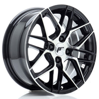 JR Wheels JR28 15x7 ET25 4x100 Gloss Black Machined Face