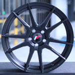 JR Wheels JR21 17x7 Matt Black