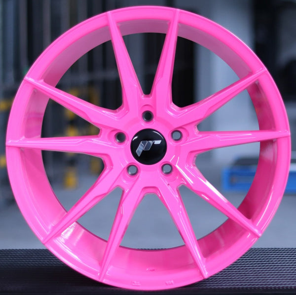 JR Wheels JR21 19x9.5 Gloss Neon Pink