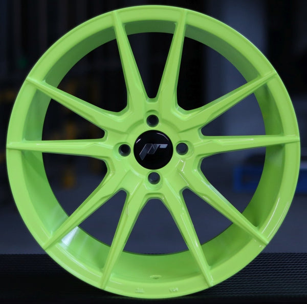 JR Wheels JR21 18x9.5 Gloss Neon Yellow