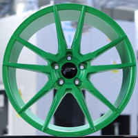 JR Wheels JR21 20x8.5 Matt Candy Apple Green