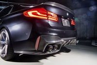 BMW M5 F90 M5 D-Style Kohlefaser-Diffusor-Lippensplitter