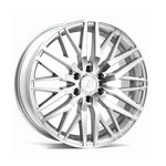 AXE EX30T 8.5x18ET45 6x130 GLOSS SILVER & POLISHED