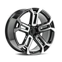 AXE EX36 10x22ET30 5x120 GLOSS BLACK & POLISHED