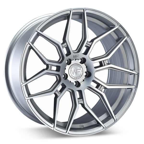 WHEELFORCE WHEELS
MODEL:	CF.2 FF 
SIZE: 	20x9.0 5x120 ET30 DC
FINISH:   FROZEN CRYSTAL SILVER