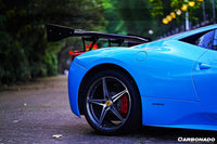 Carbondo Aileron de coffre style Ferrari 458 Coupé/Spider SVR 2010-2015 Darwin Pro