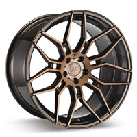 WHEELFORCE WHEELS 
MODEL: 	CF.2-FF 
SIZE: 	20x9.5 5x112 ET25 XDC
FINISH: 	BRUSHED BRONZE