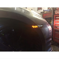 Nissan R35 GTR KR SMOKED Front LED Side Indicators with DRL light