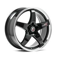 LENSO D1R 8x18ET45 5x115 GLOSS BLACK & POLISHED