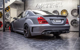 PD Black Edition V3 Widebody Aerodynamic Kit for Mercedes S-Class W221 Prior Design