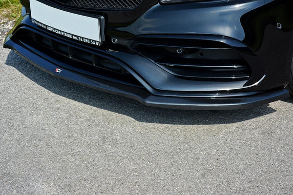 FRONT SPLITTER V.1 Mercedes A W176 AMG Facelift Gloss Black Maxton Des –  MdS Tuning