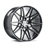 AXE CF1 10.5x20ET42 5x112 GLOSS BLACK & POLISHED