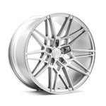 AXE CF1 10.5x20ET25 5x130 GLOSS SILVER & POLISHED