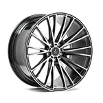 AXE CF2 10.5x21ET25 5x114.3 GLOSS BLACK & POLISHED