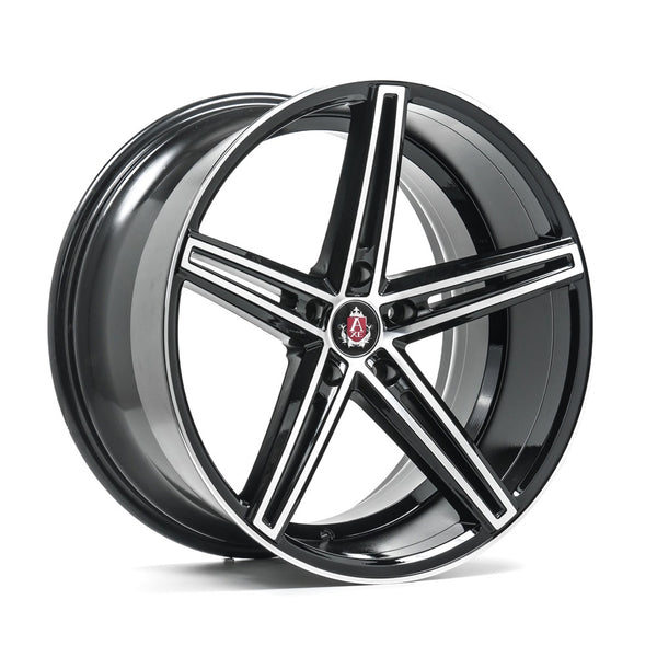 AXE EX14 9.5x19ET42 5x114.3 GLOSS BLACK & POLISHED