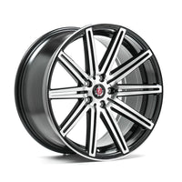 AXE EX15 9.5x19ET40 5x112 GLOSS BLACK & POLISHED