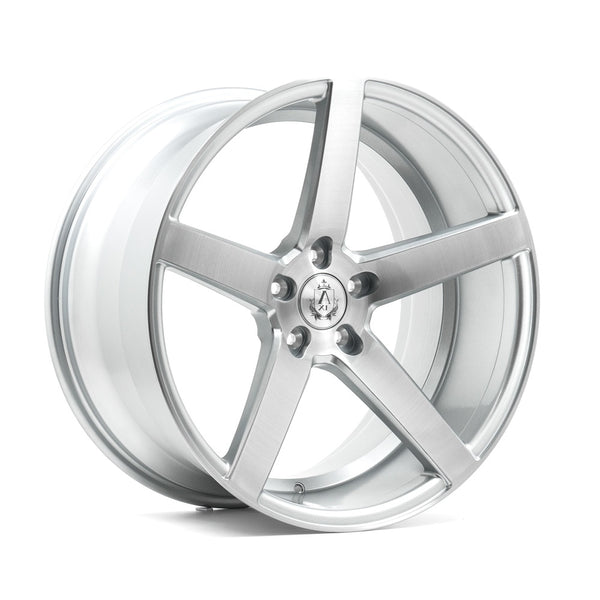 AXE EX18 9.5x19ET40 5x115 GLOSS SILVER & POLISHED