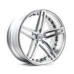 AXE EX20 8.5x20ET25 5x115 GLOSS SILVER & POLISHED