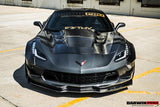 CHEVROLET CORVETTE Z06 C7 6.2L DarwinPro FRP BASE W/ CARBON (1 SIDED) Hood