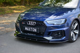 Front Splitter V.1 Audi RS4 B9 Maxton Design