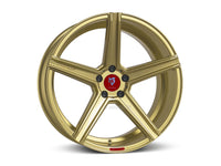 MbDESIGN KV1 8.5x19 ET 32 5x100 Gold glänzend lackiert