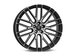 MbDESIGN KV4 7.5x18 ET 45 5x100 Schwarz matt lackiert Front poliert