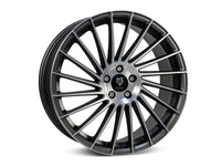 MbDESIGN VR3 7.5x18 ET 38 4x100 Grau matt lackiert Front poliert