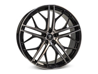 MbDESIGN SF1 9x20 ET 30 5x108 Rauchschwarz glänzend lackiert Front poliert