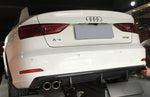 Audi A3 Carbon Fiber Rear Bumper Diffuser