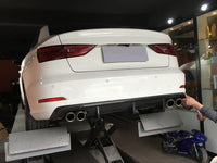 Audi A3 8V 4Dr Sedan Carbon Fiber Rear Diffuser