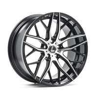 LENSO CQA 8.5x19ET42 5x120 GLOSS BLACK & POLISHED