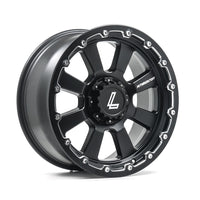 LENSO INTIMIDATOR 8 9.5x20ET20 5x105 MATT BLACK & CHAMFERED