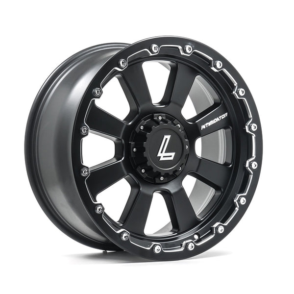 LENSO INTIMIDATOR 8 9.5x20ET20 5x100 MATT BLACK & CHAMFERED