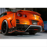 Nissan R35 GTR MY17 TS Carbon Rear Bumper (inc Lip, Diffuser Fins & Undertray)