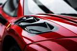 Darwinpro 2015-2022 Ferrari 488 GTB/Pista/F8 Dry Carbon Fiber Engine Bay Panels With Heat Protection Darwin Pro